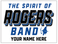 Rogers Band Yard Sign - Personalized Rogers Band Yard Sign