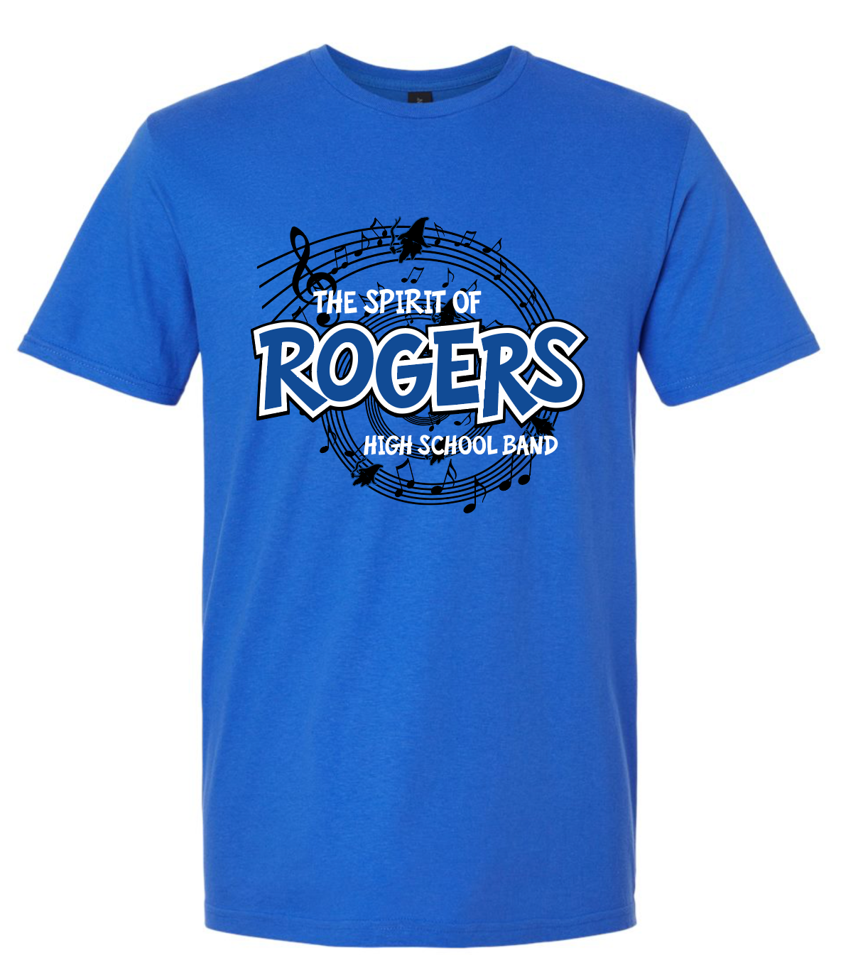 Rogers Band Musical Notes Apparel